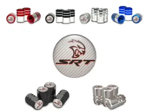 Rim Valve Covers for Motorcycle Domed Design Style